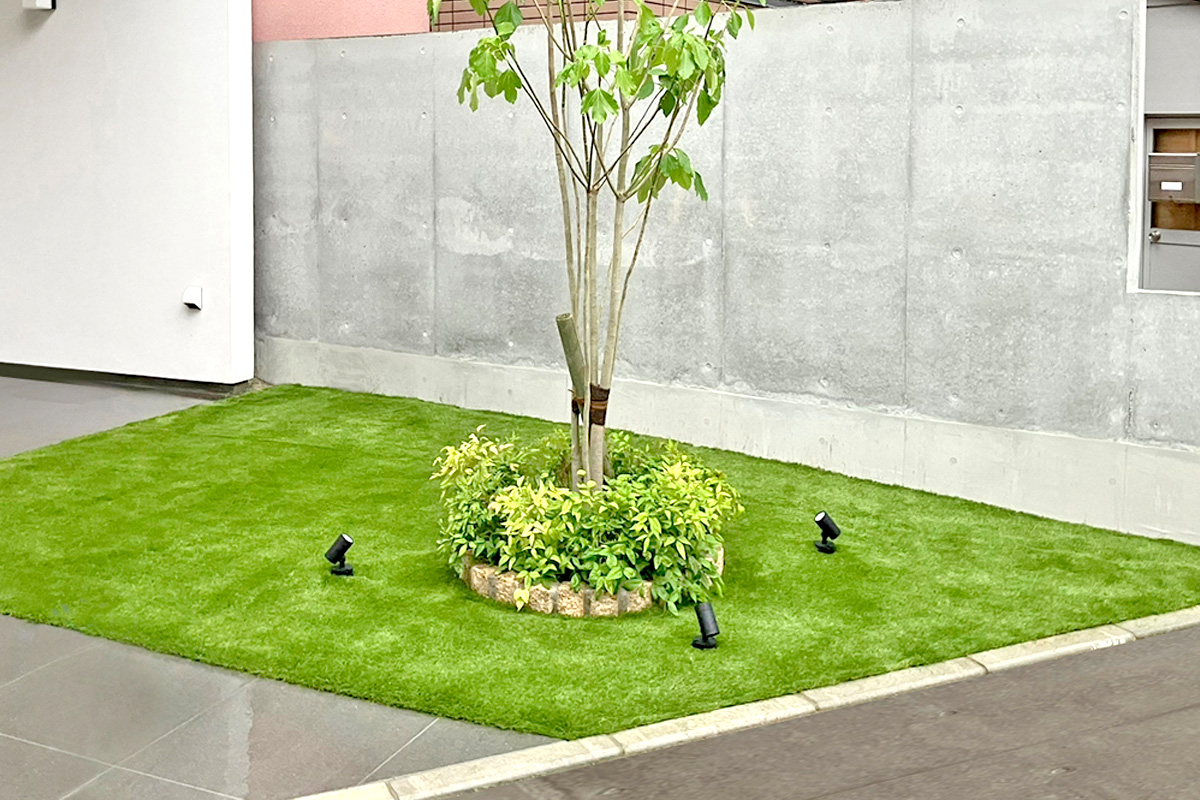 人工芝ターフグランデプレミアム施工例5